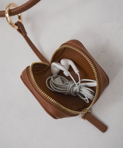 SALON adam et rope' ショルダーバッグ バッグ スプリットレザー