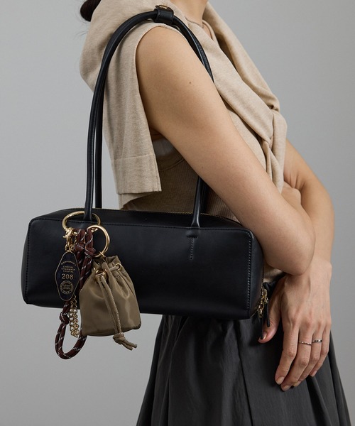 SALON adam et rope' ショルダーバッグ バッグ スプリットレザー