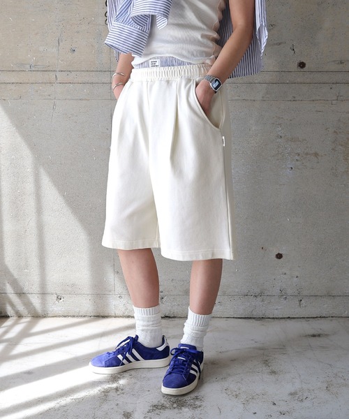 ANME ワイドパンツ スウェットパンツ ジャージ 裏毛スウェットハーフ