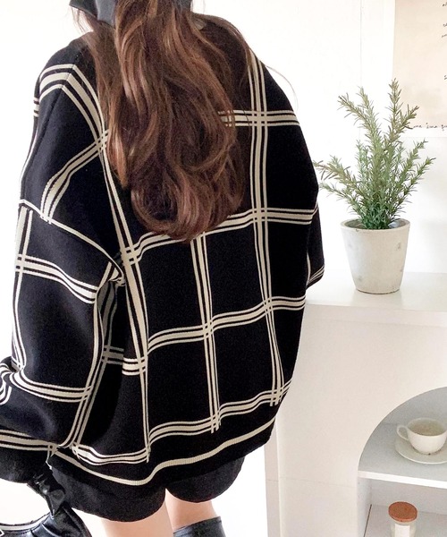 「classicalelf」 ニットカーディガン MEDIUM アイボリー レディース_画像6