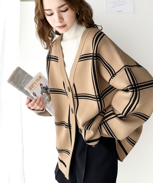 「classicalelf」 ニットカーディガン MEDIUM アイボリー レディース_画像7