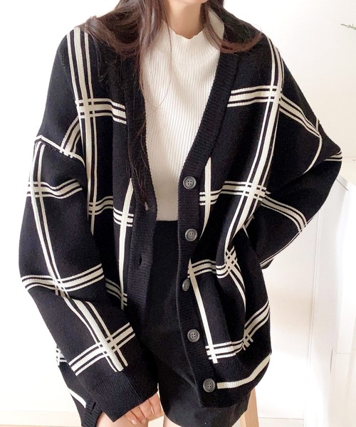 「classicalelf」 ニットカーディガン MEDIUM アイボリー レディース_画像8