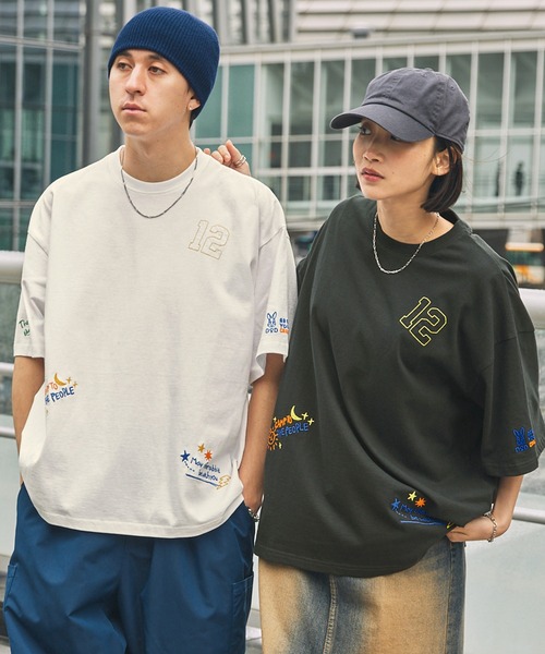 美品☆クレッシェントデュオの半袖Tシャツ 楽天市場】ロゴTシャツ / CUBE SUGAR 天竺 カットソー