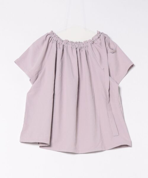 Lace Ladies（レースレディース） ブラウス シャツ 半袖 2WAY 肩リボン