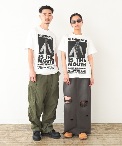 NEW YEAR ROCK FESTIVAL '04~'05　Tシャツ Mサイズ NISHIMOTO IS THE MOUTH tシャツ 「MEN」FUJI ROCK FESTIVAL'25