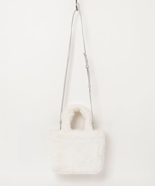 FURFUR 「FURFUR」 刺繍2WAYバッグ ONE SIZE ホワイト