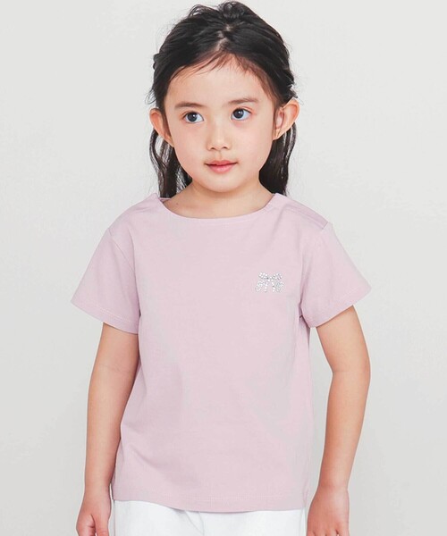 Tartine et Chocolat tシャツ 「日本製」「お揃い」リボンライン