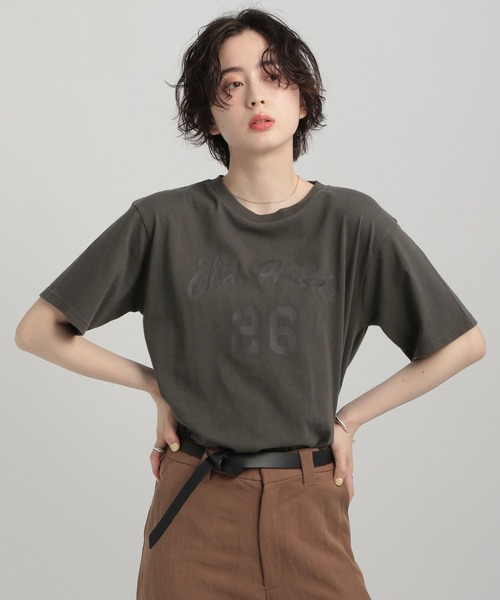 GIULIA N 売れ筋商品|||ジュリア エヌ Tシャツ トップス レディース Tops Black STUDIOUS tシャツ 「STUDIOUS/ステュディオス」「モードに-5kg