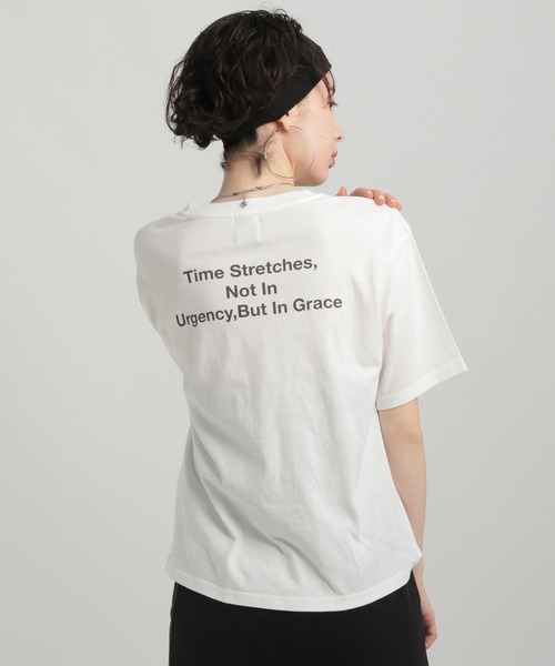 tシャツ ナンバーTee レディース ナンバー ロゴ プリント パワショル リンガー Tシャツ[品番