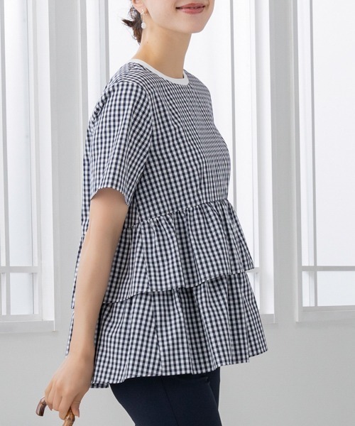 Sono ブラウス シャツ 「SONO/ソーノ」スフレティアードブラウス