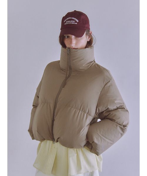 emmi ダウンコート ダウンジャケット クロップドフォルムダウンコート