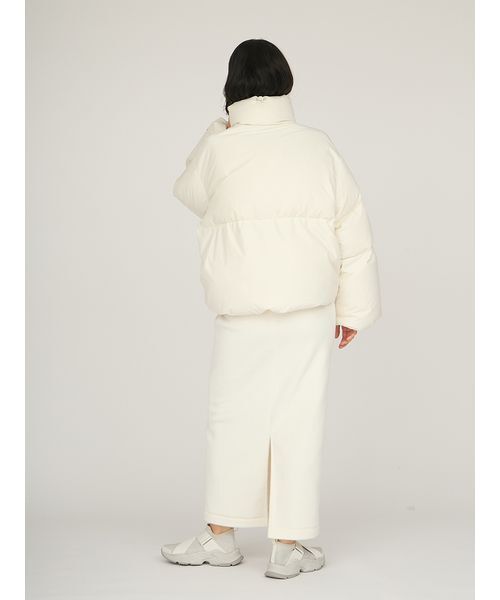 emmi ダウンコート ダウンジャケット クロップドフォルムダウンコート