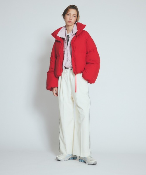 emmi ダウンコート ダウンジャケット クロップドフォルムダウンコート