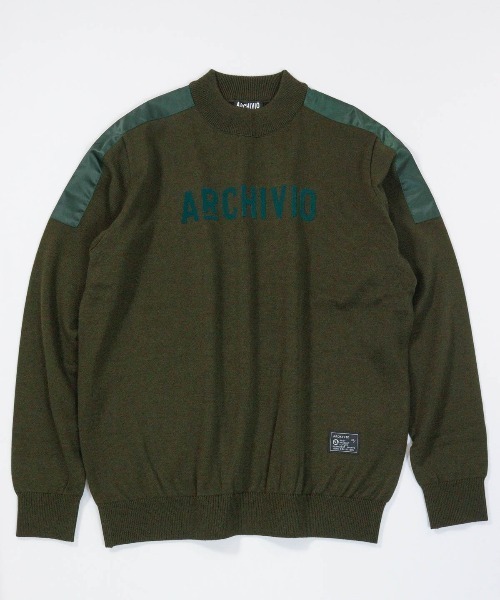 archivio(アルチビオ) セーター ニット 「MENS」ウール混肩 archivio(アルチビオ) セーター ニット 「MENS」ウール混肩