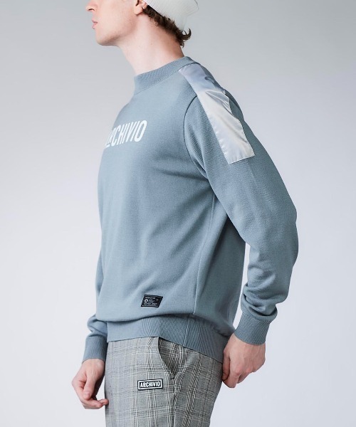 archivio（アルチビオ） セーター ニット 「MENS」ウール混肩切替