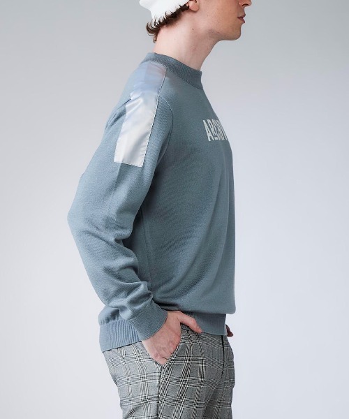 archivio（アルチビオ） セーター ニット 「MENS」ウール混肩切替