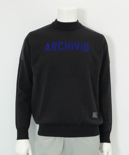 archivio（アルチビオ） セーター ニット 「MENS」ウール混肩切替