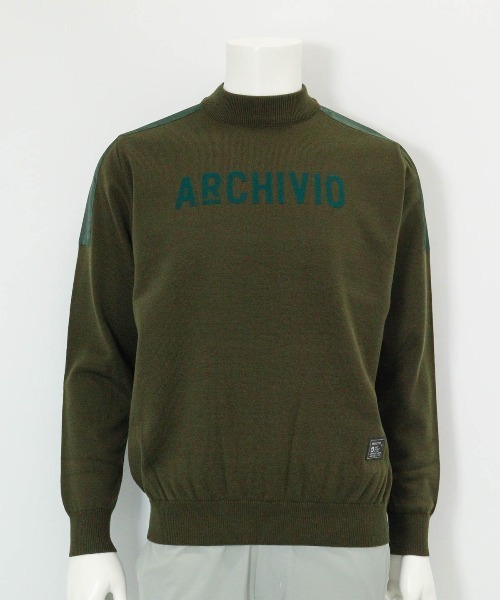 archivio（アルチビオ） セーター ニット 「MENS」ウール混肩切替