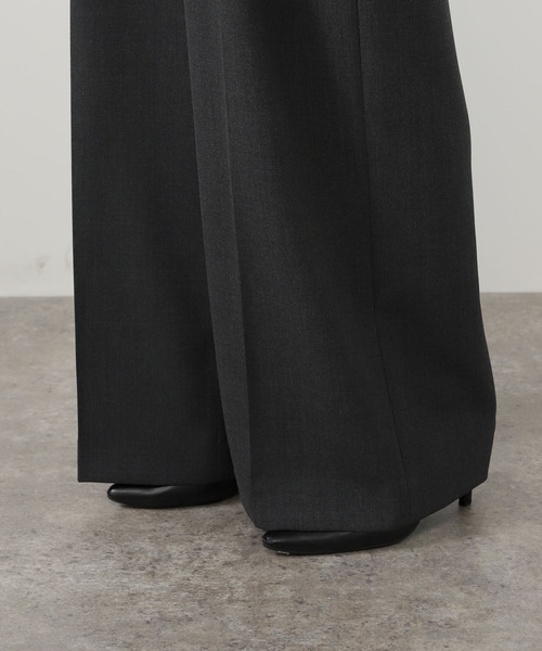 AP STUDIO スラックス パンツ 2タックワイドパンツ レディース