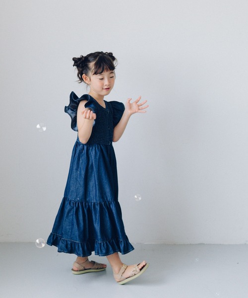 BAPE KIDS デニムワンピース ノースリーブ Amazon | [Sieberg] 子供 ワンピース 女の子 デニムワンピース