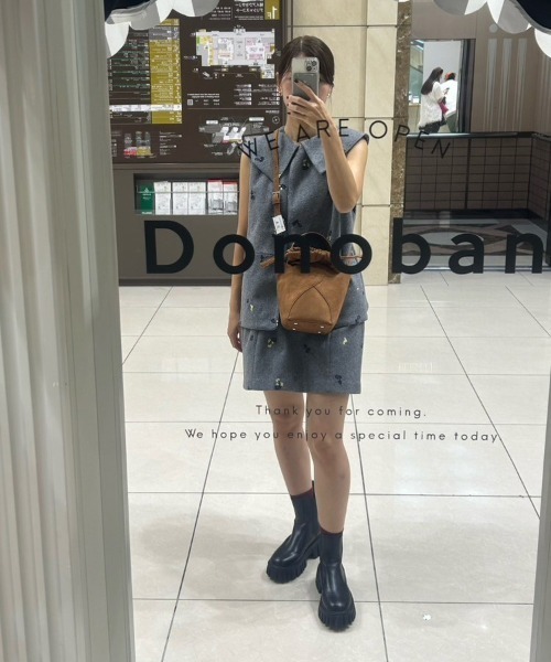 ⭐️新品、タグ付　DONOBAN フローレット　スカート　ブラック ⭐️新品、タグ付 DONOBAN フローレット スカート ブラック