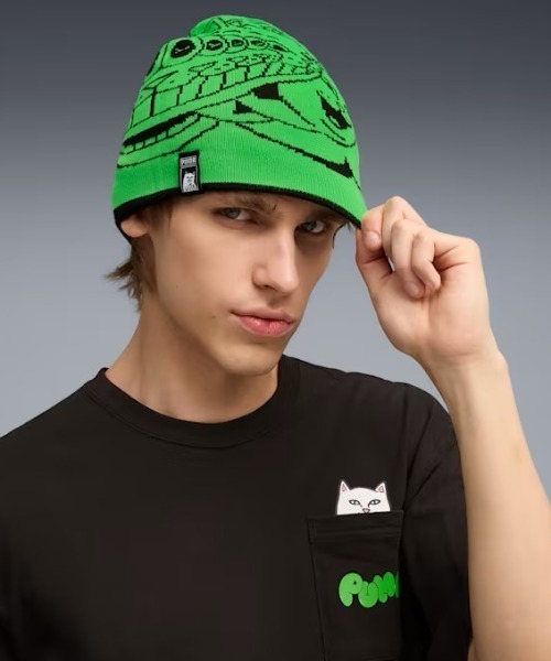 PUMA ニット帽 ニットキャップ PUMA/プーマ ビーニー ”PUMA X