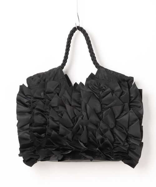 H.A.K（ハク） トートバッグ ナイロンフリルトートバッグ レディース