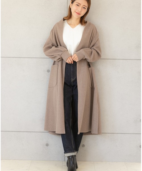 「PREFERIR」 コート MEDIUM グレー レディース_画像3