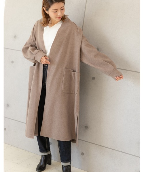 「PREFERIR」 コート MEDIUM グレー レディース_画像5