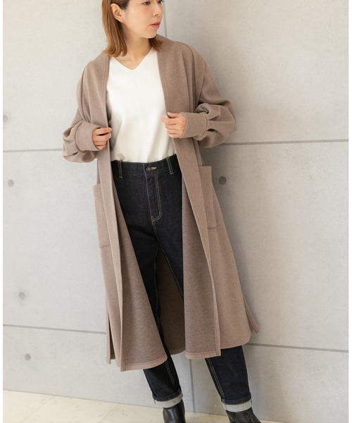「PREFERIR」 コート MEDIUM グレー レディース_画像6