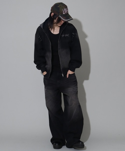 SEQUENZE ブルゾン アウター 「SEQUENZ/シークエンズ」WASHED DENIM