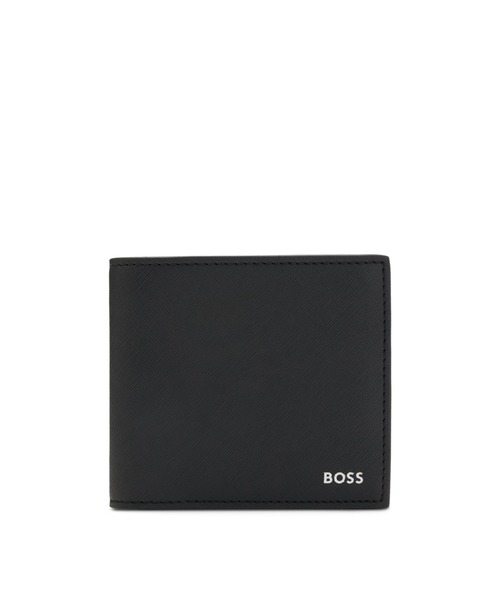 BOSS（HUGO BOSS） 二つ折り財布 財布 ウォレット シルバーフォイル
