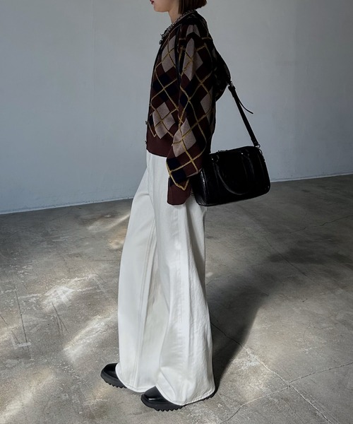 PAGEBOY（ページボーイ） カーディガン ループアーガイルカーディガン