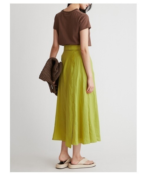 「Mila Owen」 フレアスカート 0 ベージュ レディース_画像2