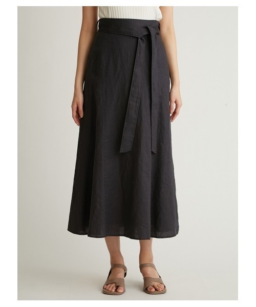 「Mila Owen」 フレアスカート 0 ベージュ レディース_画像3