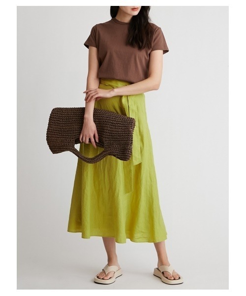 「Mila Owen」 フレアスカート 0 ベージュ レディース_画像7