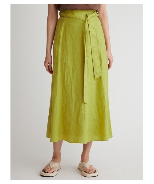 「Mila Owen」 フレアスカート 0 ベージュ レディース_画像9