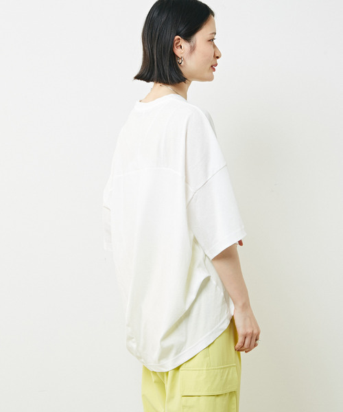 「SOFFITTO」 半袖Tシャツ FREE ホワイト レディース_画像4