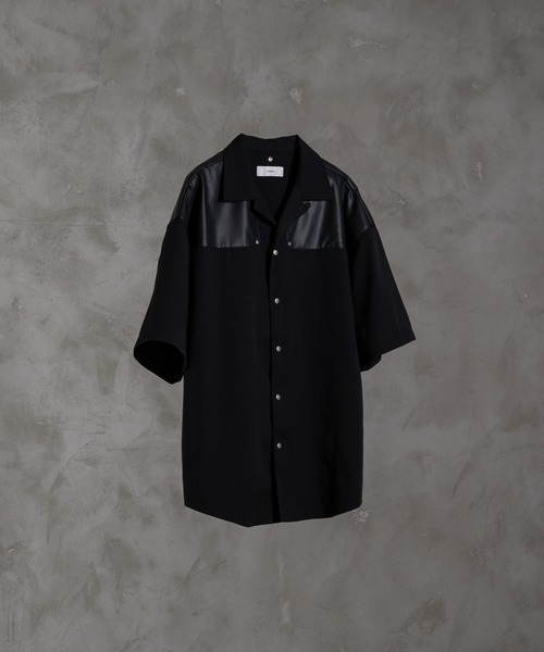 「ADRER」 半袖シャツ SMALL ブラック メンズ_画像3