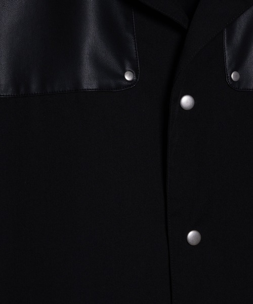 「ADRER」 半袖シャツ SMALL ブラック メンズ_画像5