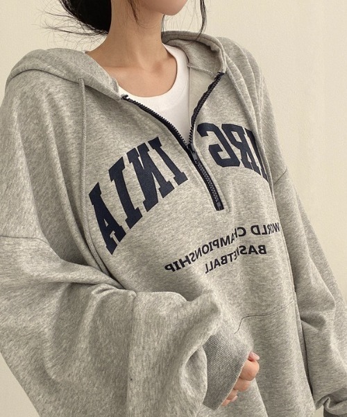 美品 45R リバーシブル ハーフジップフーディ パーカー カーキ 3 日本製 Recovery Wear パーカー（カーキ）＜一般医療機器＞ S→LLサイズ