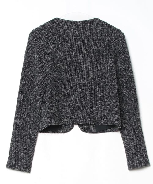 theory（セオリー） 」 ノーカラージャケット P ブラック レディース