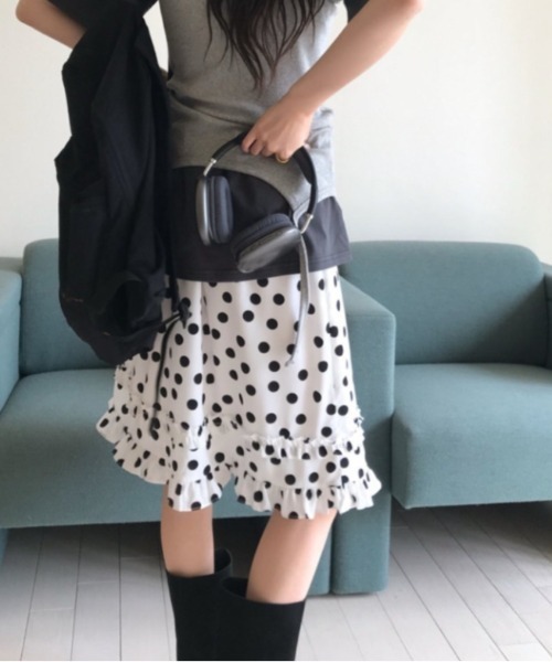 スカート dot frill skirt : ZOZOTOWN Yahoo!店 - 通販 - Yahoo