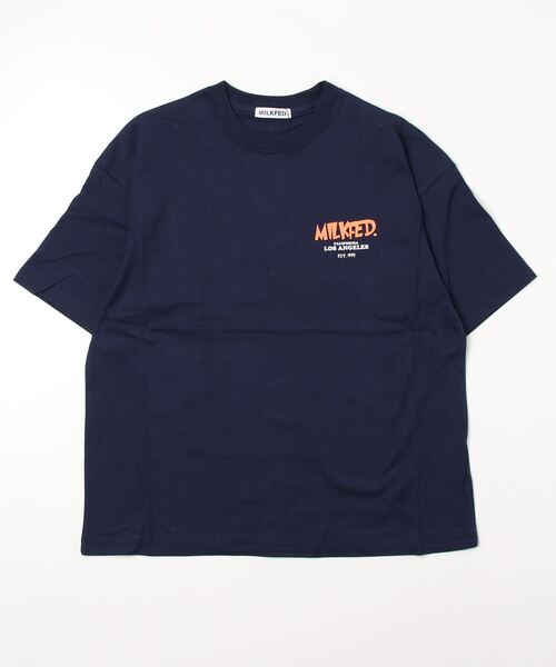 「MILKFED.」 半袖Tシャツ ONE SIZE ネイビー レディース_画像2