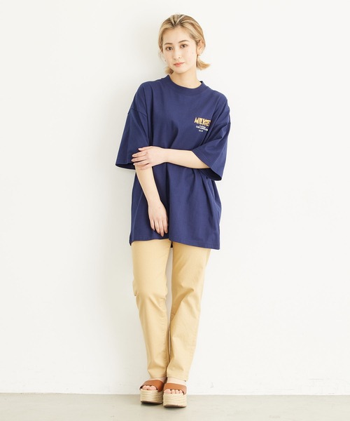 「MILKFED.」 半袖Tシャツ ONE SIZE ネイビー レディース_画像5