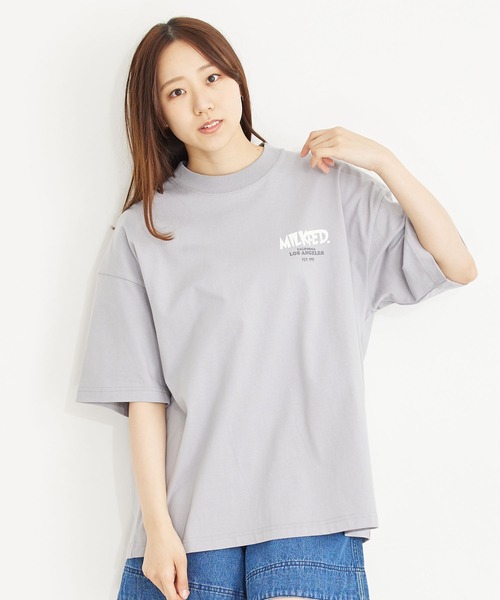 「MILKFED.」 半袖Tシャツ ONE SIZE ネイビー レディース_画像8