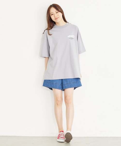 「MILKFED.」 半袖Tシャツ ONE SIZE ネイビー レディース_画像9