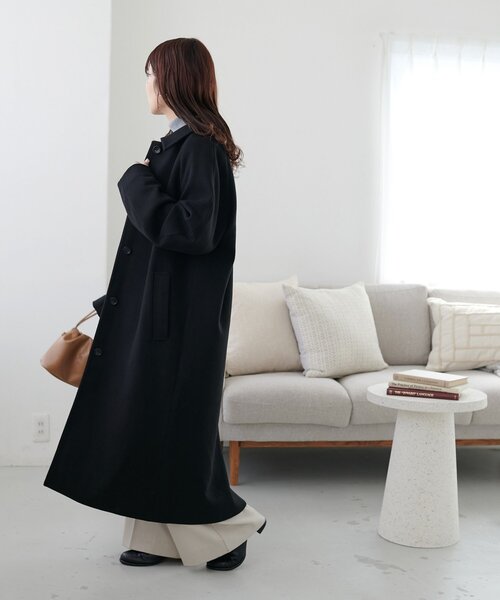 Discoat（ディスコート） ステンカラーコート コート 中空糸ステン