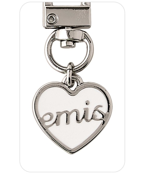 emis チャーム 1 HEART LOGO PENDANT KEYRING レディース メンズ