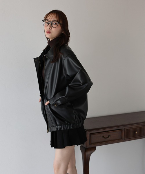 BLUEEAST（ブルーイースト） ブルゾン アウター フェイクレザー